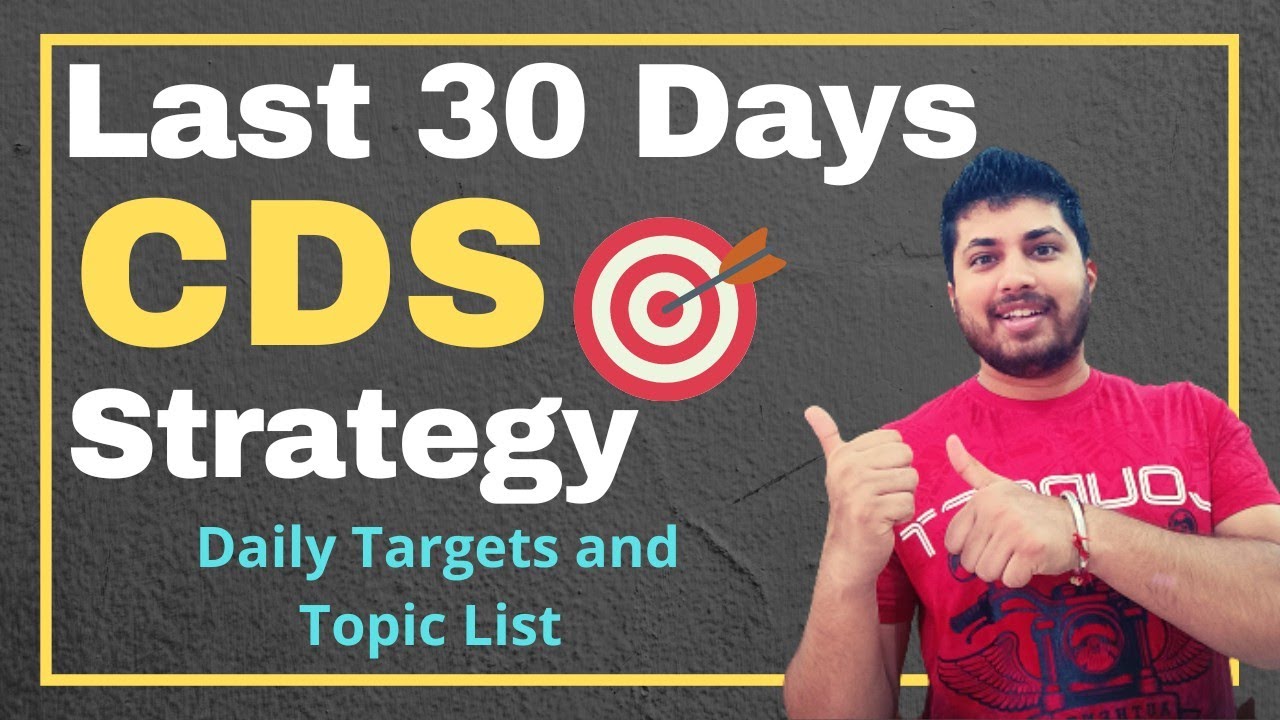CDS 2 2022 Last 30 days Strategy  GS | IMA  INA AFA OTA | Gov Exams Funda |