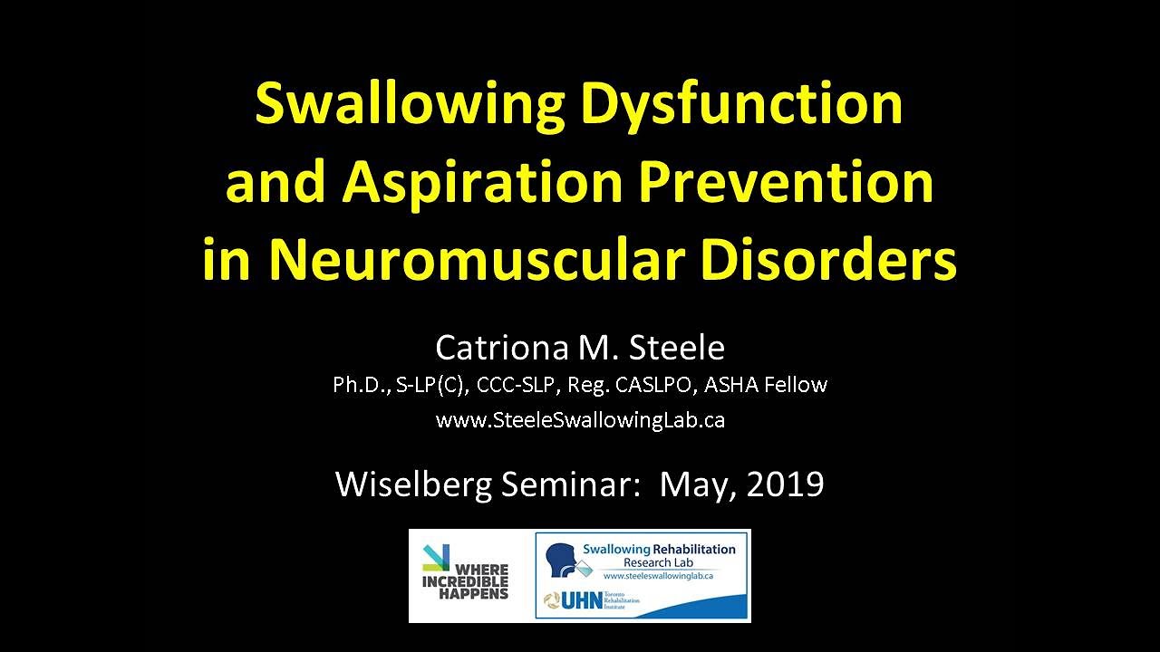 Swallowing Dysfunction and Aspiration Prevention in Neuromuscular Disorders May 2019