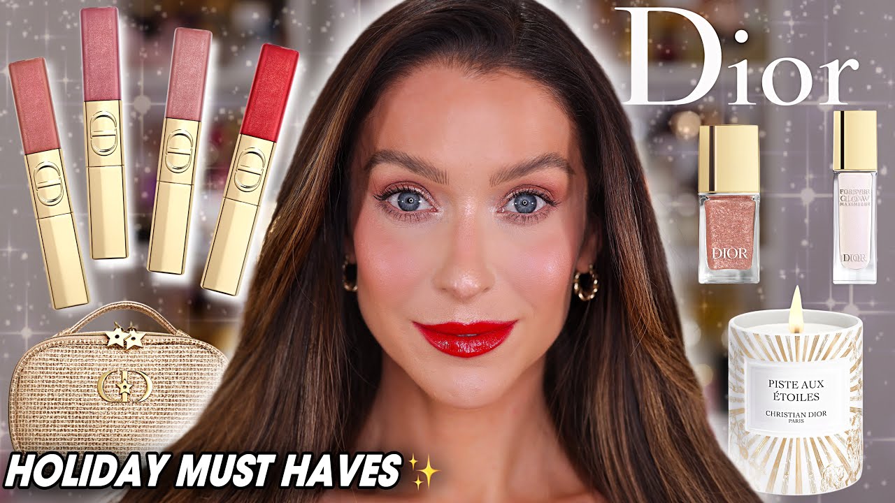 DIOR HOLIDAY MAKEUP 2025 | Collection Review, Swatches & First Impressions 💄✨ | Erin Nicole TV