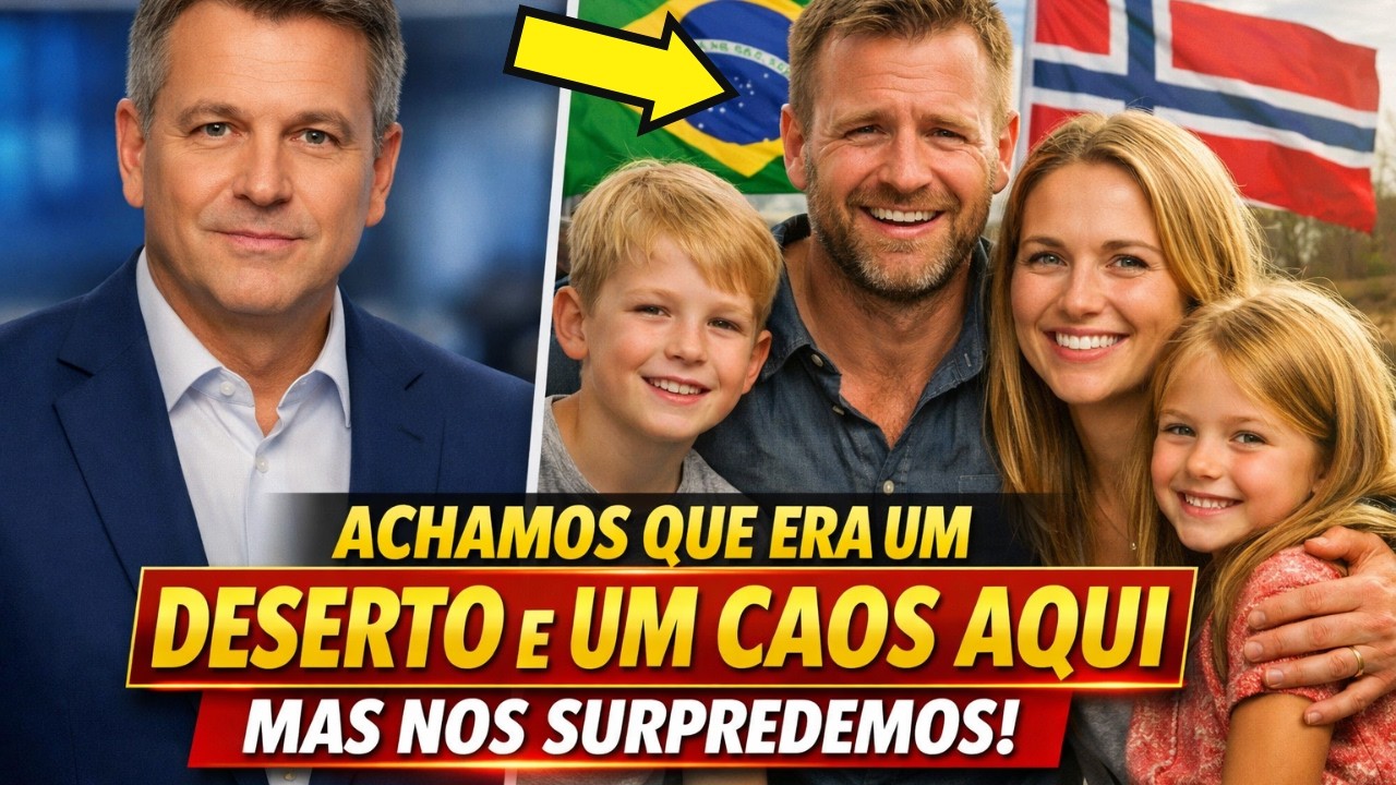 Família norueguesa chega ao Brasil esperando 'deserto e caos': o que vivenciaram os fez FICAR.