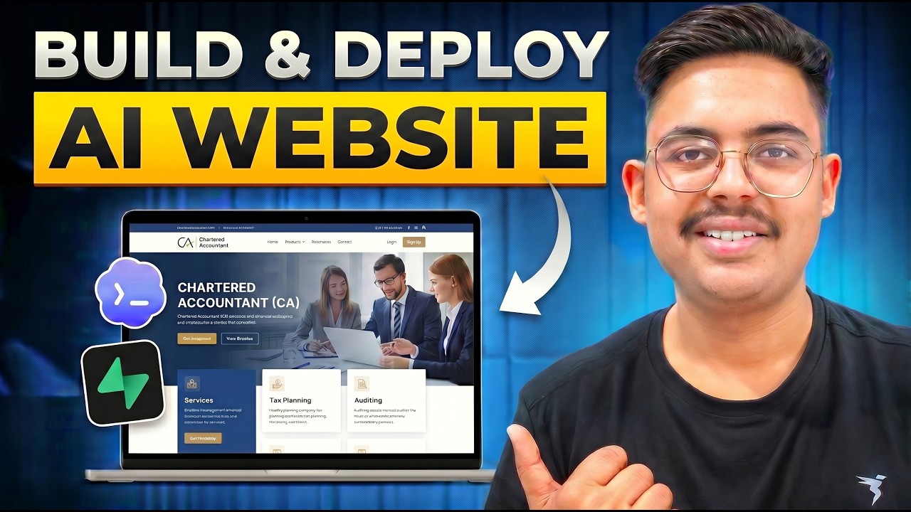 How To Build a Website with AI & Deploy It Online (Step-by-Step)