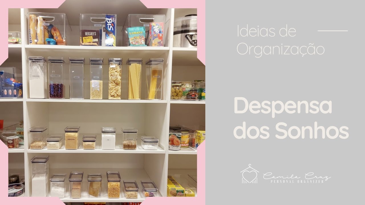 DESPENSA DOS SONHOS: Ideias de organiza&ccedil;&atilde;o