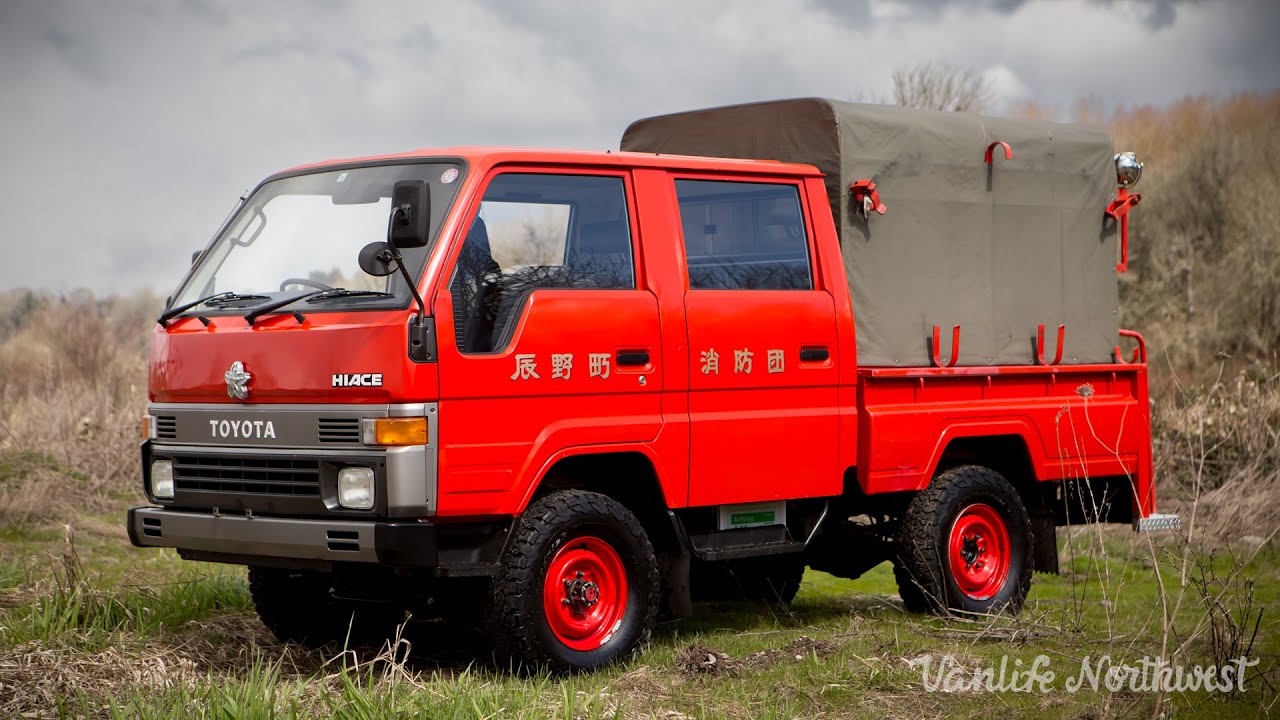 1989 TOYOTA Hiace 4wd Fire Truck