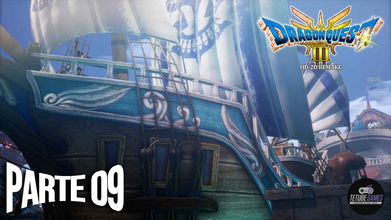Dragon Quest 3 Remake - Parte 9: NAVIO Obtido! Trocando as Vocações (Classes) dos Personagens.