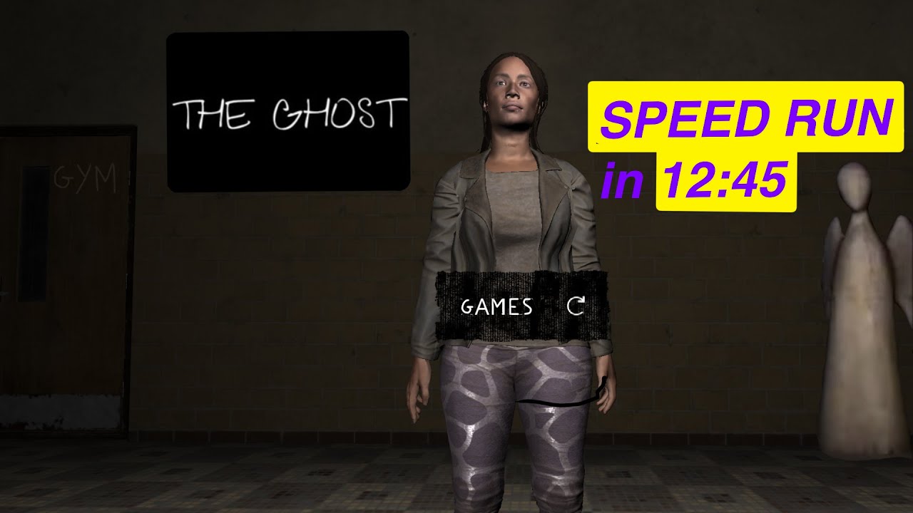(no talking) Speedrun complet de The Ghost à l'école en moins de 13 min