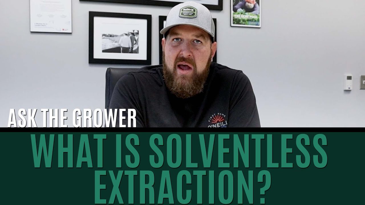 Ask The Grower - What Is Solventless Extraction?