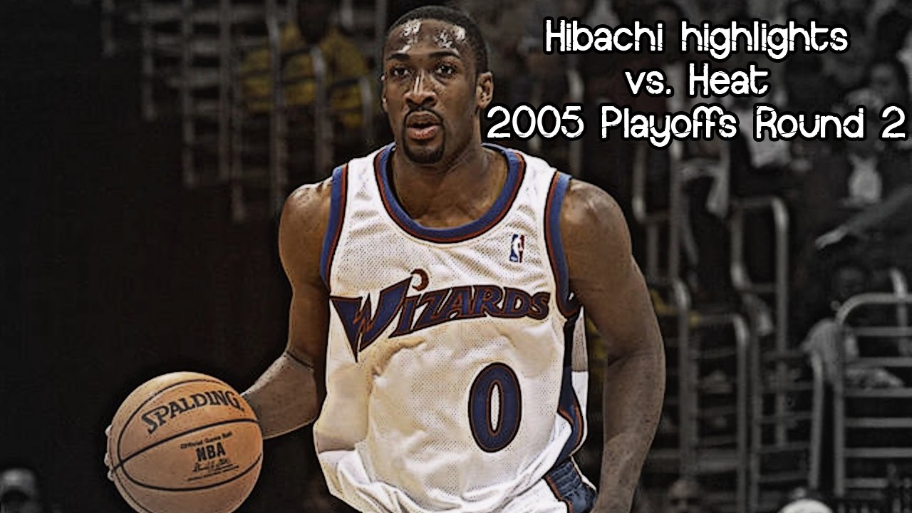 Gilbert Arenas 25 pts  & 3 ast (2005 NBA Playoffs R2G4 - Miami Heat vs. Washington Wizards)