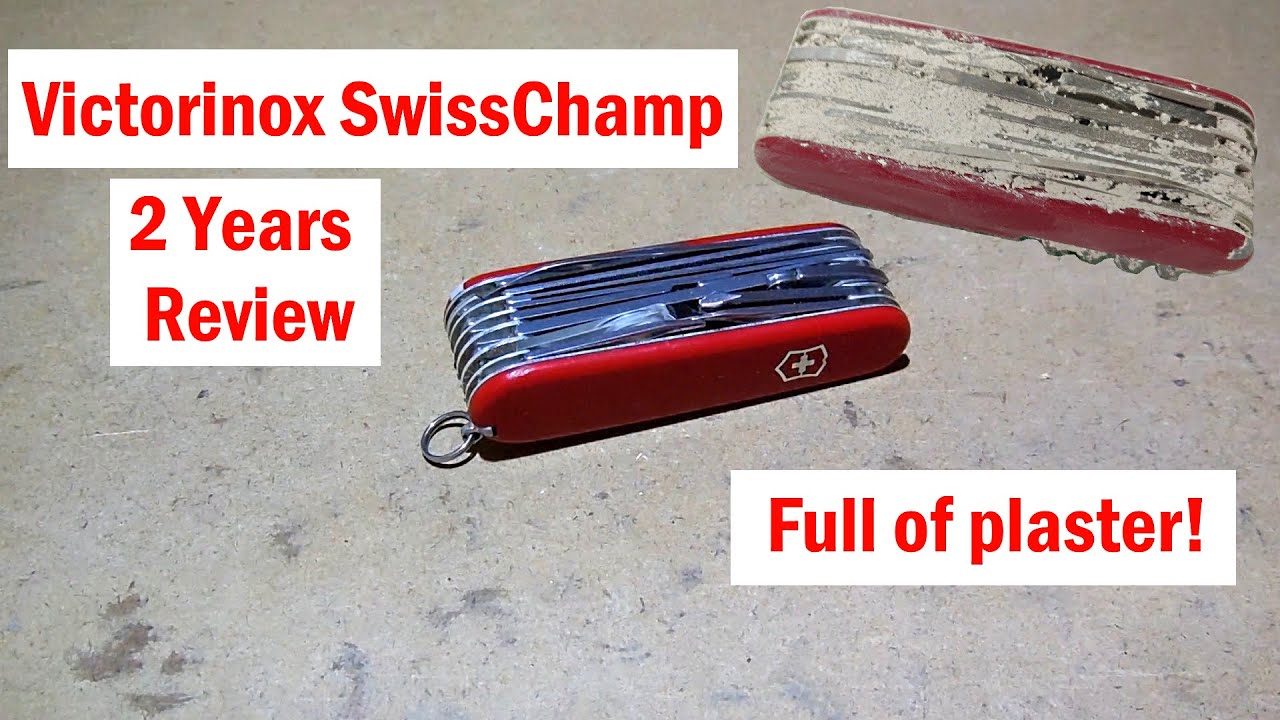 Можно ли использовать как полноценный инструмент? - Отзыв о Victorinox SwissChamp за 2 года.