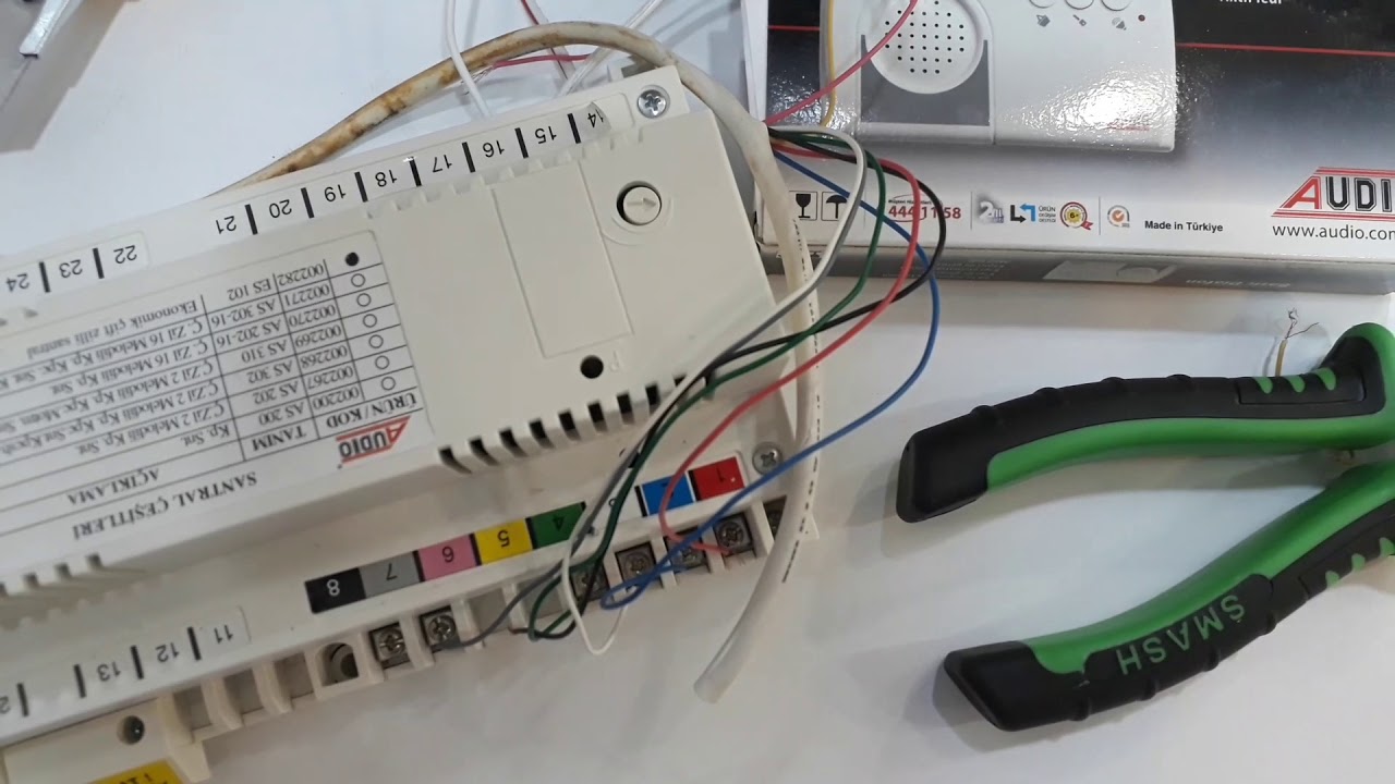 Audio diafon &ccedil;alıştı