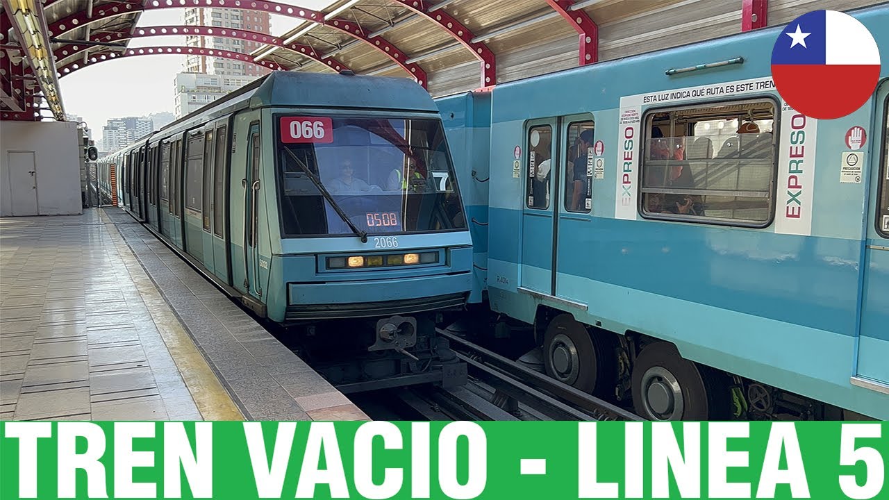 Metro De Santiago | Inyección Tren Vacio Línea 5 - NS-93 N2066