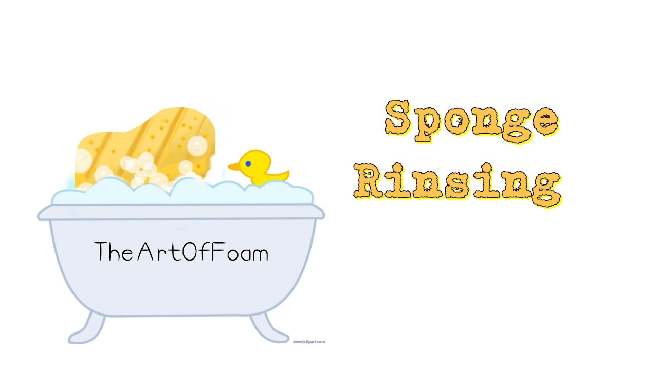 [ASMR] RINSING Old Sponges and Bath buff sponges 🧽🧼/watery squeezes 🧽🌧|Sudisfaction🤤| TheArtOfFoam