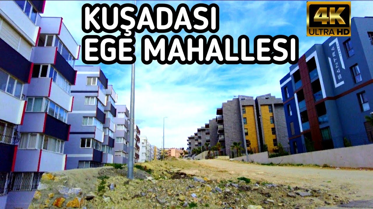 A RIDE FROM İKIÇEŞMELIK MAHALLESI TO EGE MAHALLESI | KUŞADASI TURKIYE | January 2024 | 4k UHD 60fps