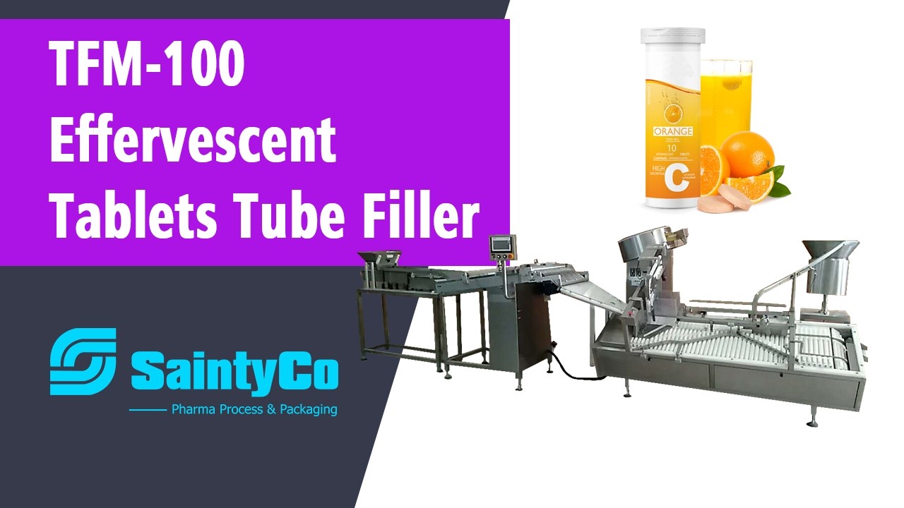 TFM-100 Effervescent Tablets Tube Filler