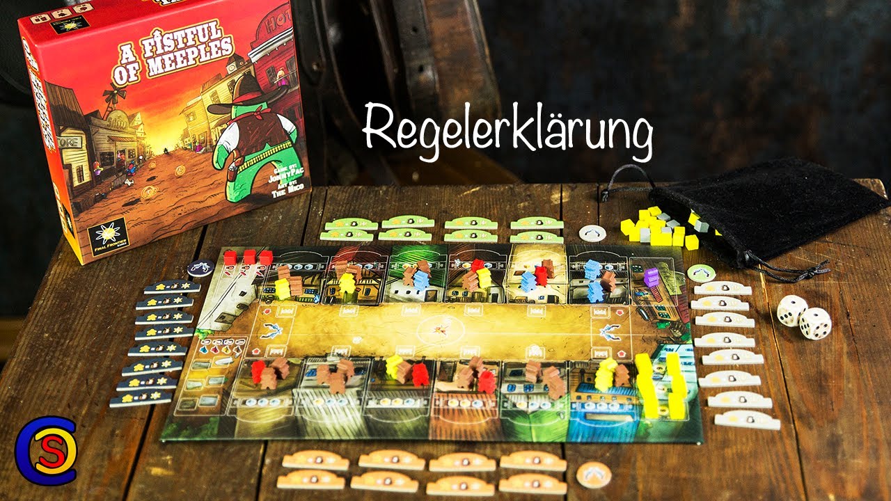 Brettspiel A Fistful of Meeples - Regeln & Fazit inkl. Outtakes