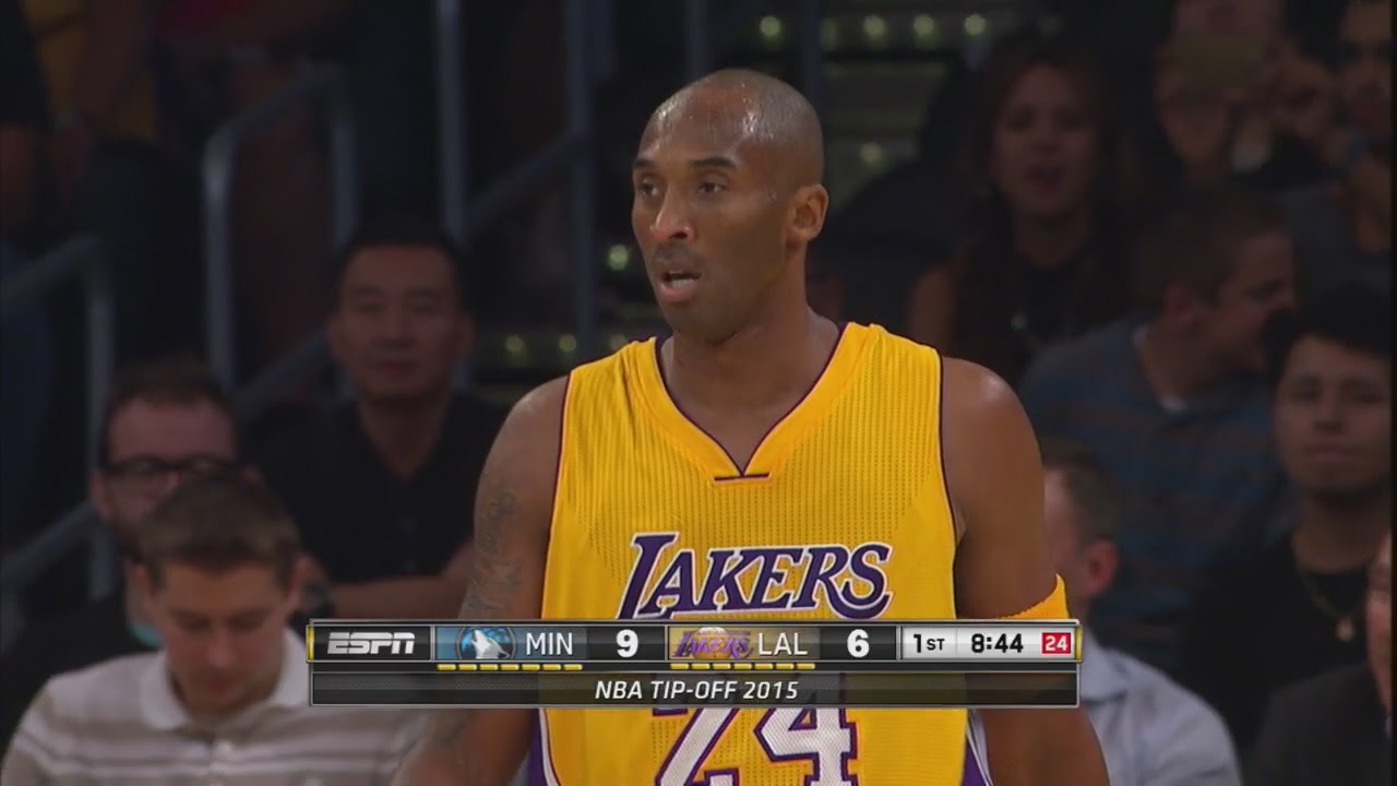 Kobe Bryant 24 Points vs Minnesota Timberwolves - Full Highlights 28/10/2015