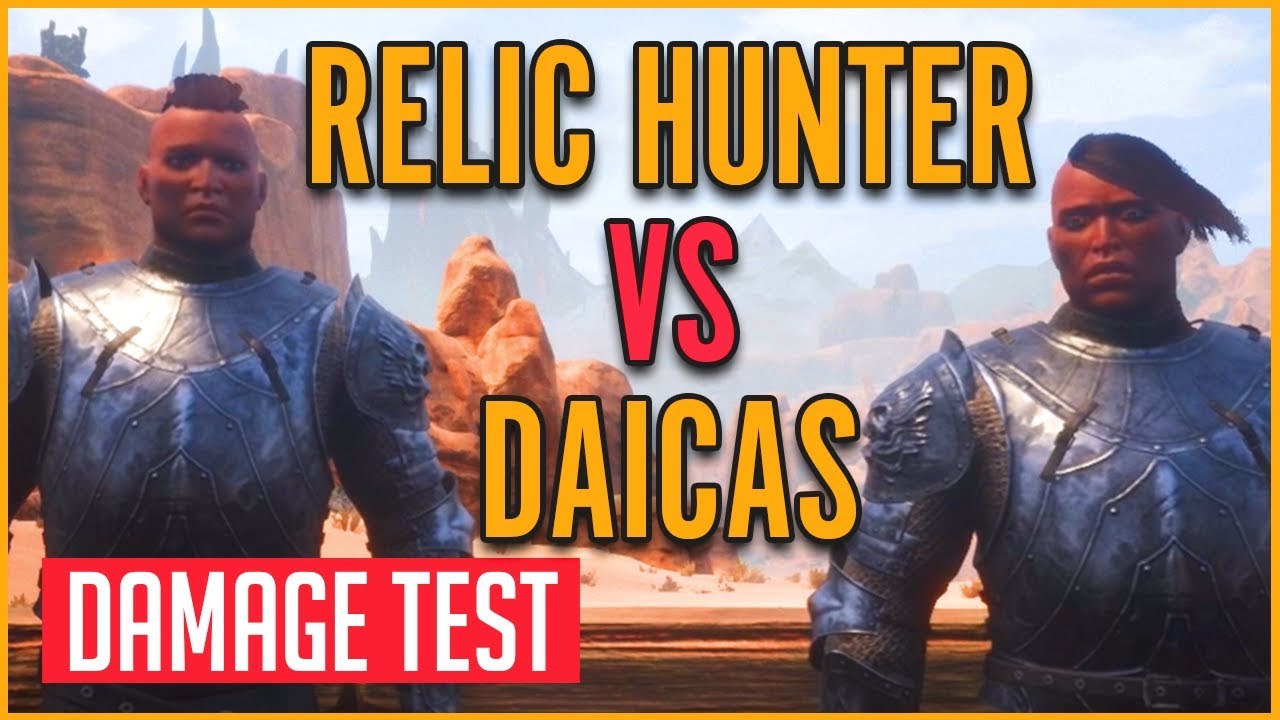 Relic Hunter vs Daicas the Sharp Damage Test | Conan Exiles