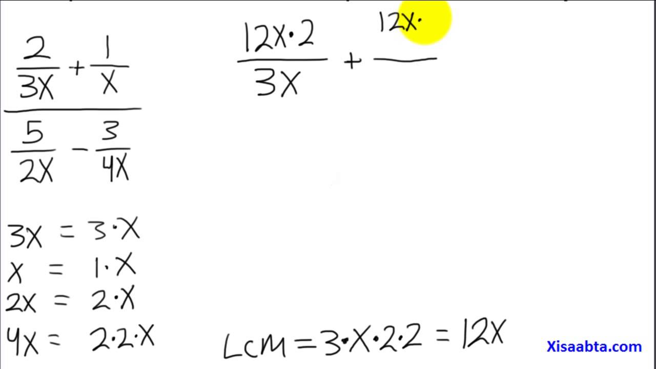 complex rational or fractional expressions in somali part 2 Qeybtii 2 - Somali Algebra 2