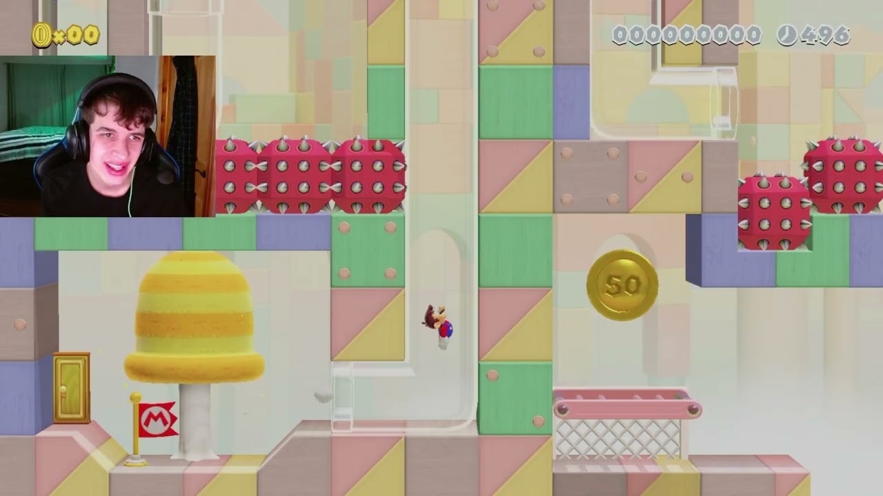 SUPER MARIO MAKER 2 ON DIRAIT QUE JE VAIS DU PARCOURS AVEC DES TUYAUX DANS CE NIVEAU