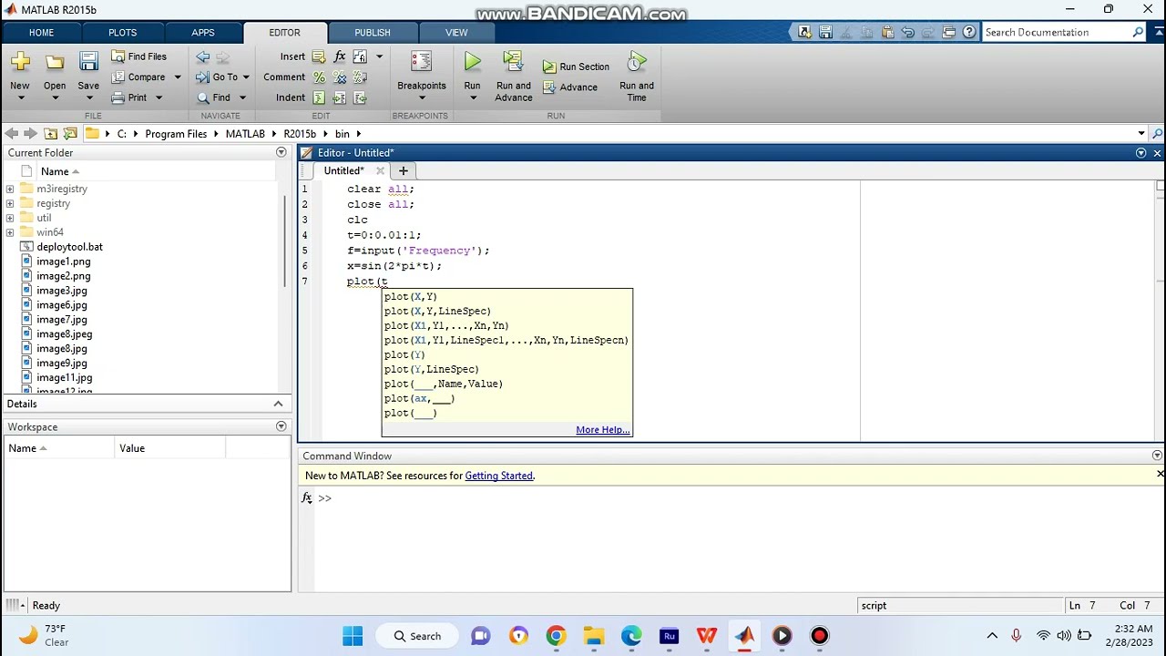 How to generate a continuous time sinusoid signal in MATLAB