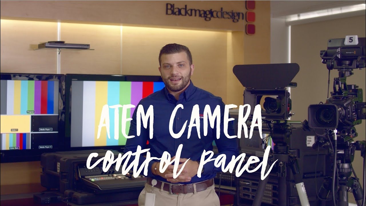 Remotely control up to four cameras with the ATEM Camera Control Panel!