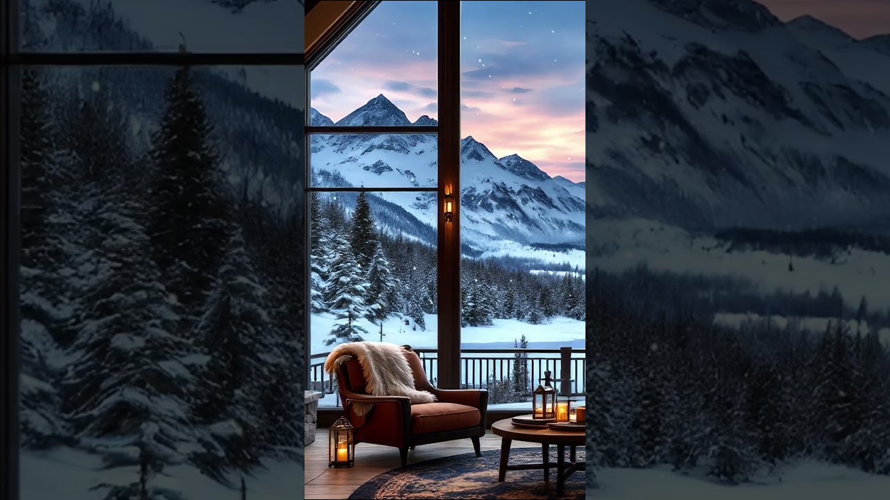 Cozy Cabin Jazz Vibes Relaxing Winter Ambience  #CozyVibes  #JazzMusic #RelaxingJazz #RelaxingVibes