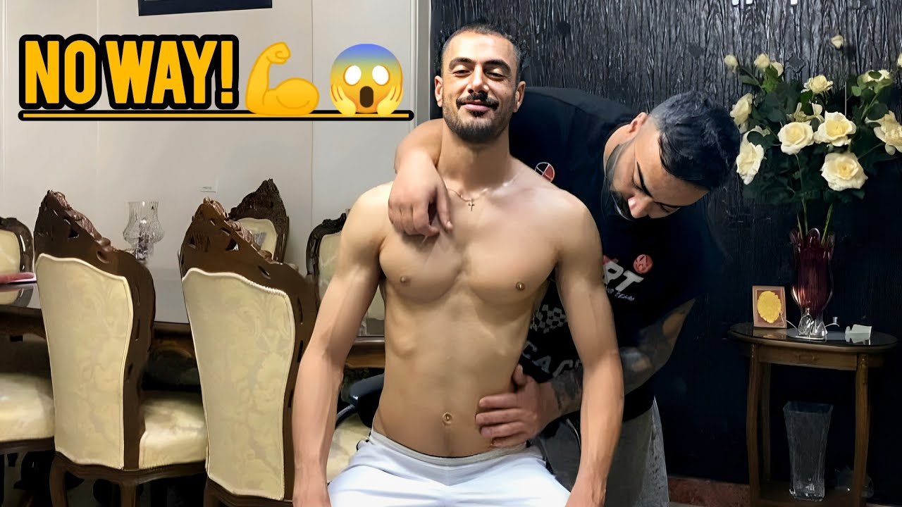 This ATHLETE is BACK! Upper Body Massage Transformation! 💪😱