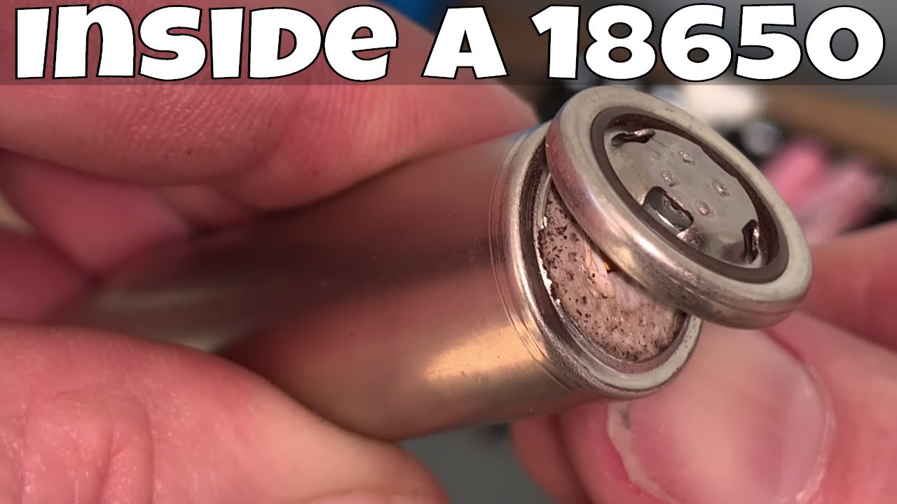 Вскрытие аккумулятора LG 18650 в научных целях [любительское видео, предупреждение]
