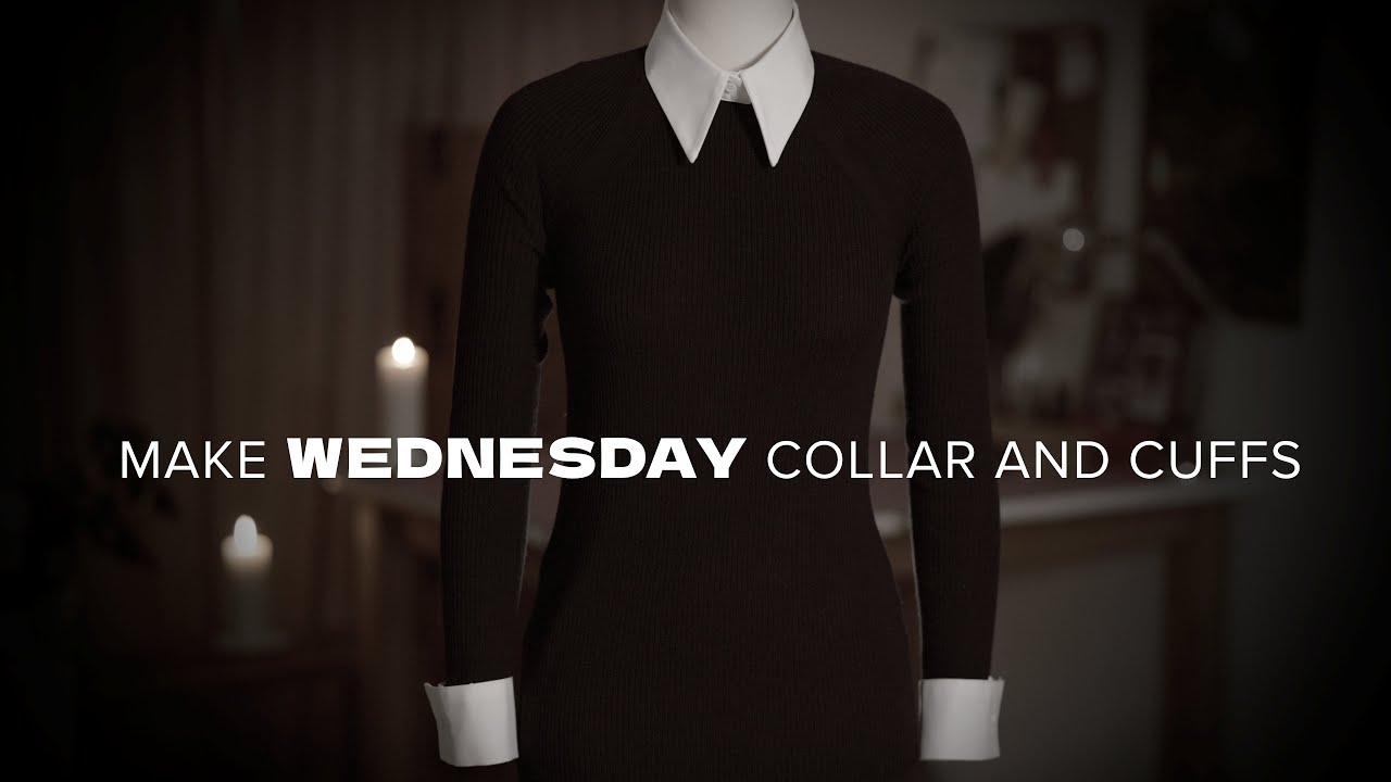 Make Wednesday Collar and Cuffs