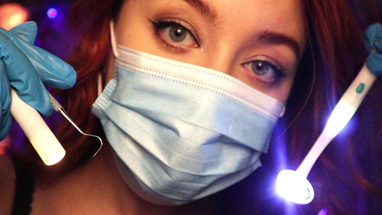 ASMR Dentist Check Up & Intense Teeth Scaling