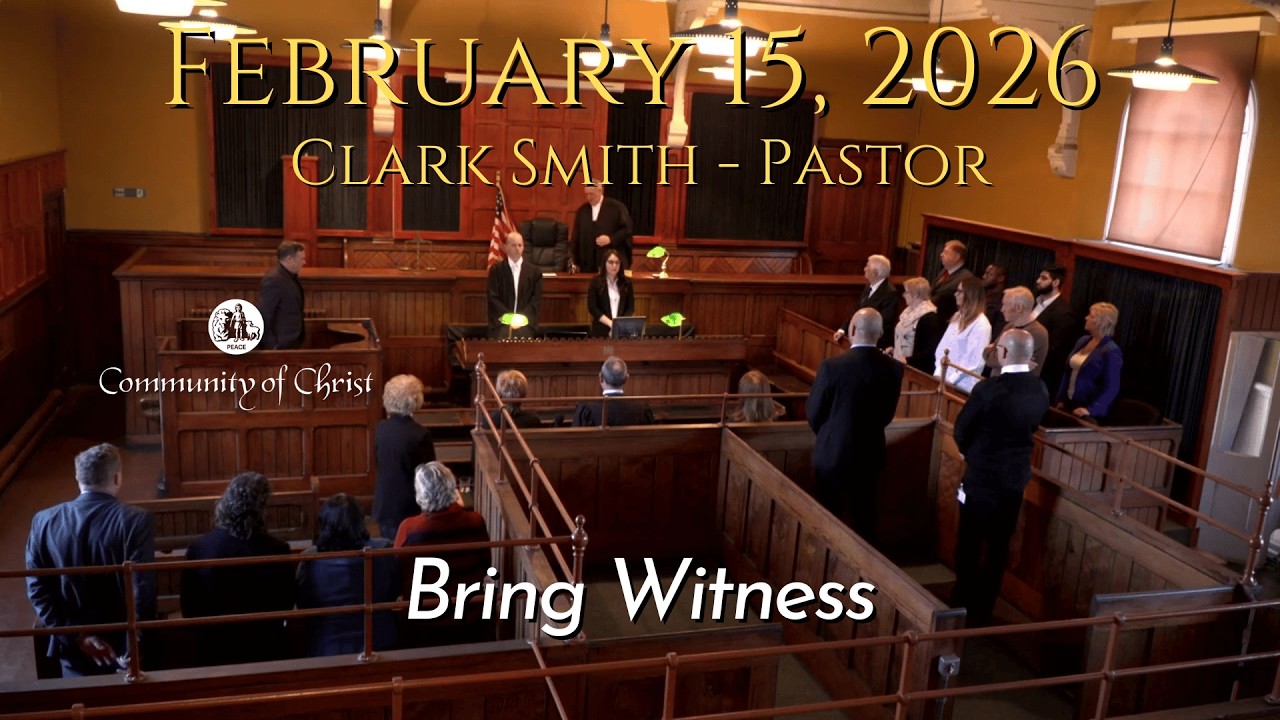 Community of Christ - Plymouth, MI - Feb. 15, 2026 - Presiding: Kurtis Smith - Speaker: Paul Jenkins