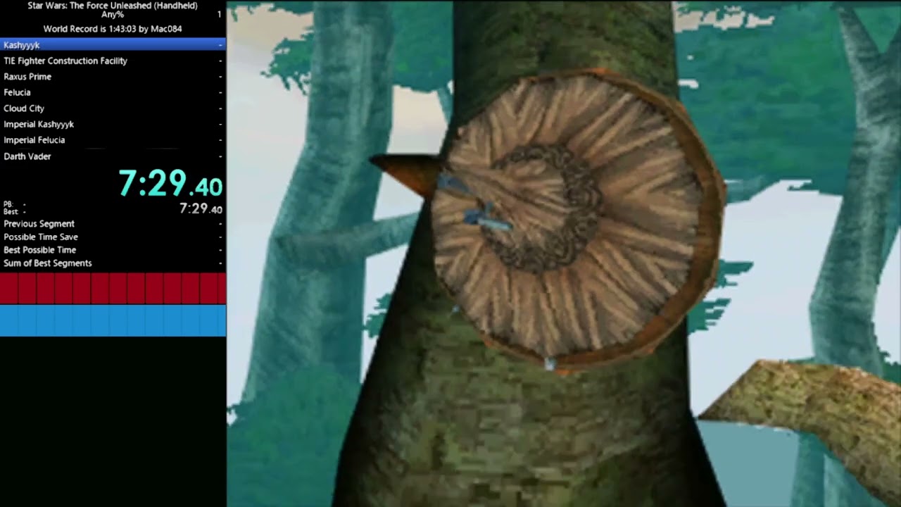 Star Wars: The Force Unleashed DS Speedrun in 1:31:25 (WR)