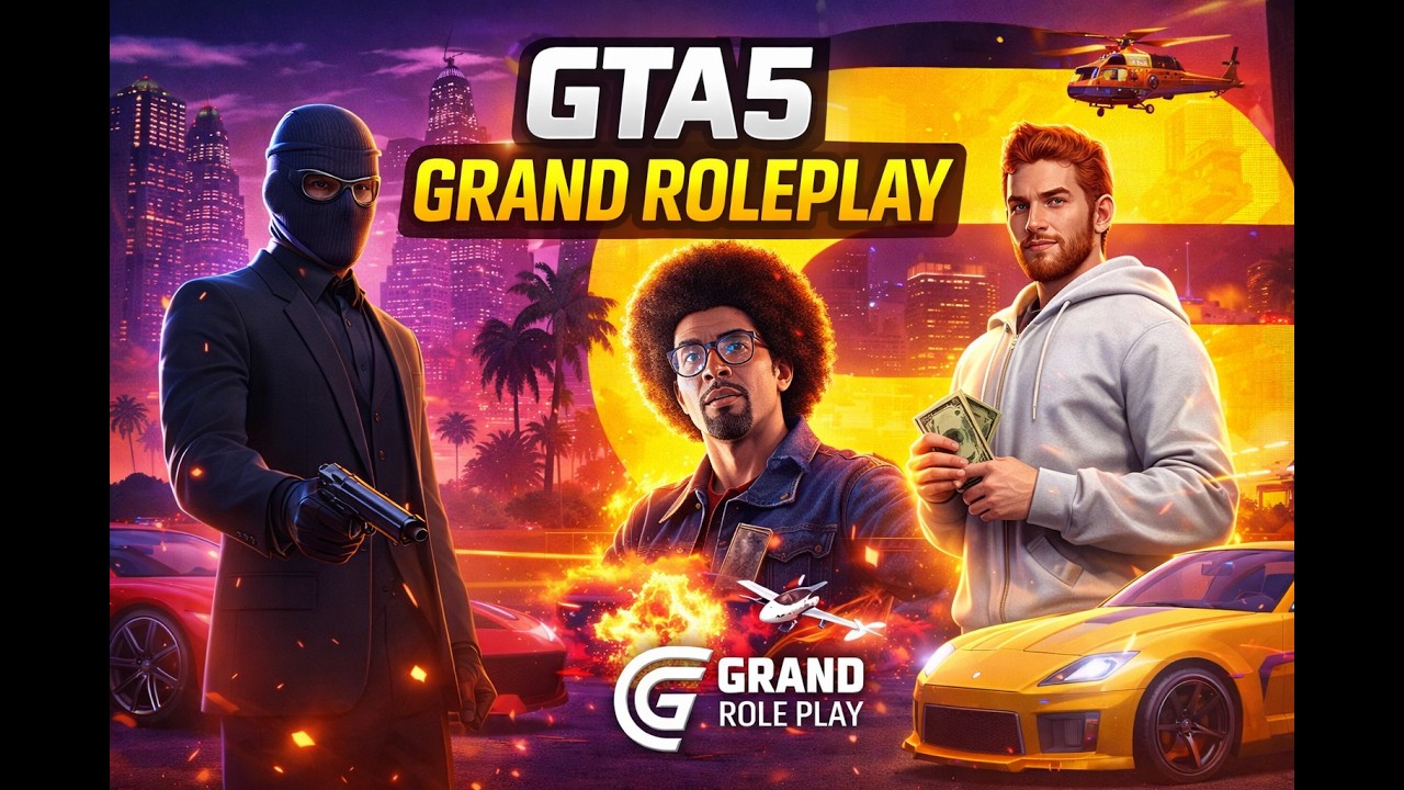 GTA 5 Grand Roleplay 🔴 LIVE | Realistic City Life #1