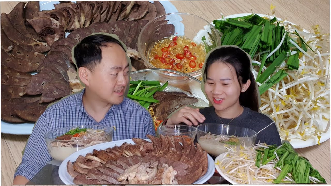 Chồng Hàn Quốc mê đắm đuối món cháo lòng của vợ Việt Nam 베트남 내장죽