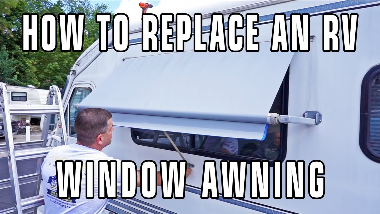 How to Replace RV Window Awning Fabric - Dometic / A&E