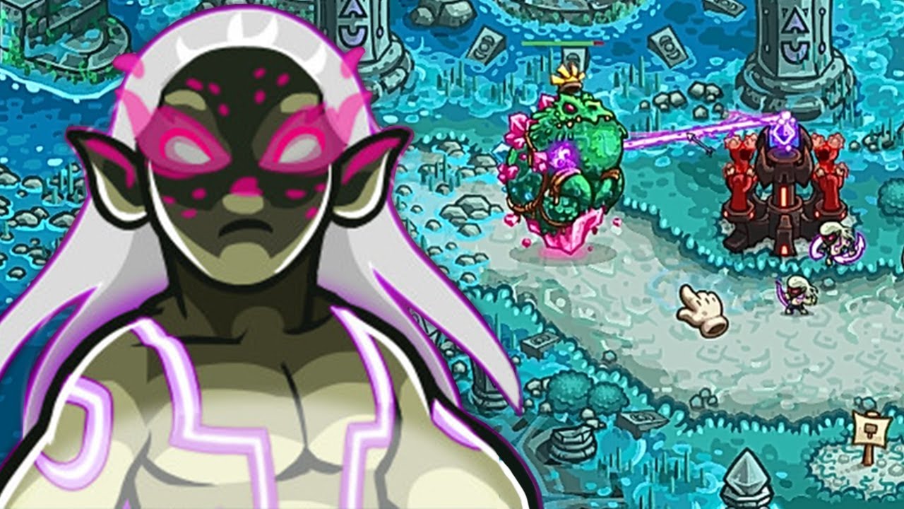 Kingdom Rush Vengeance - Pond Of The Sage, 2 Tower Impossible
