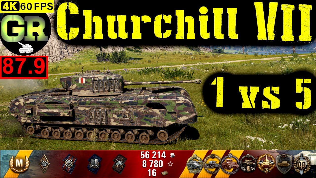 88_World of Tanks Churchill VII WoT Replay - 8 Kills 3.1K DMG(Patch 1.5.0)