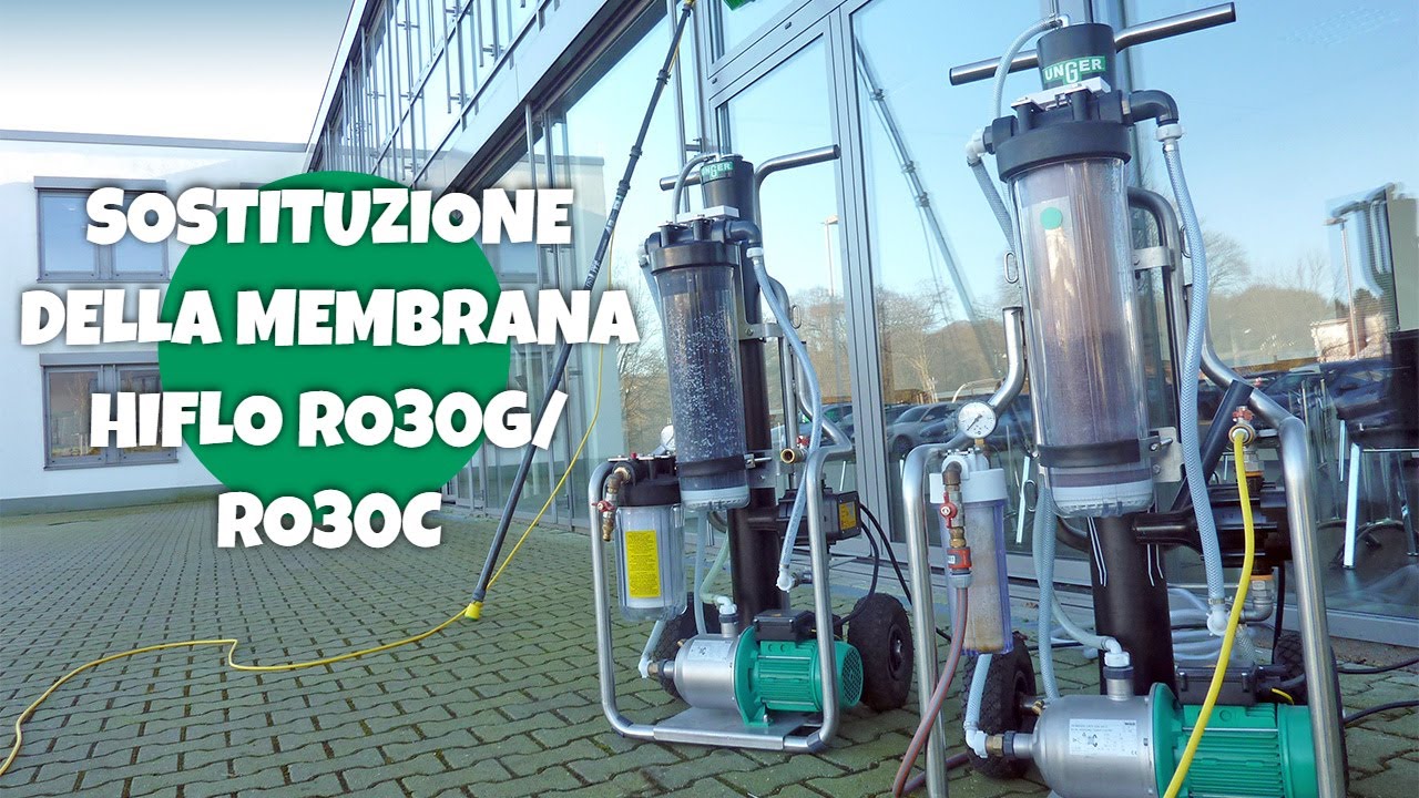 HiFlo RO30G / RO30C Sostituzione della membrana - UNGER