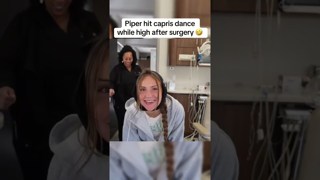 Piper bail&oacute; Capri despu&eacute;s de su cirug&iacute;a 😭