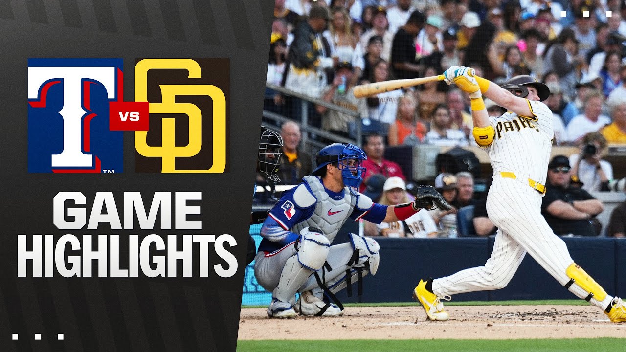 Rangers vs. Padres Game Highlights (7/5/25) | MLB Highlights
