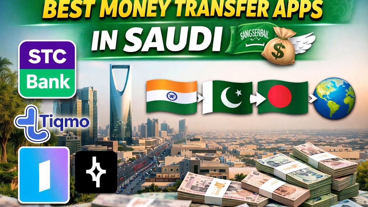 Top 5 Money Transfer Apps in Saudi Arabia (2026) | Zero Fees & Best Exchange Rate l Bonus & Cashback