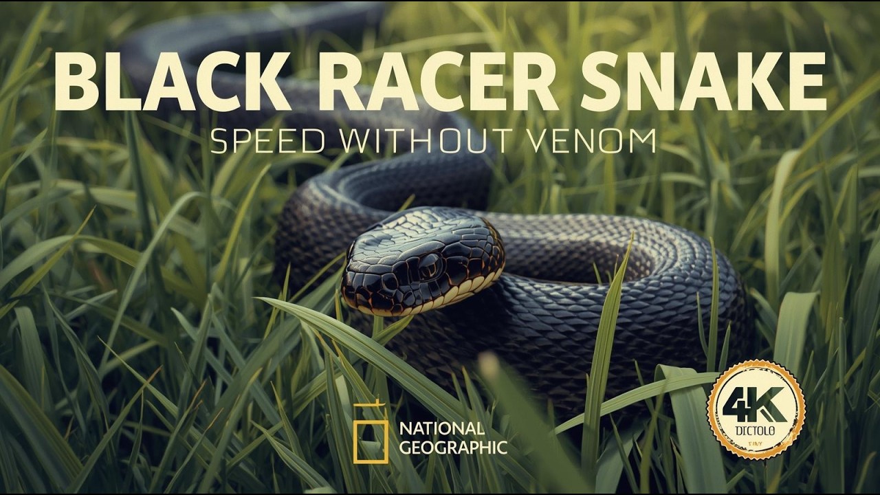 Black Racer Snake The Art of Speed Without Venom