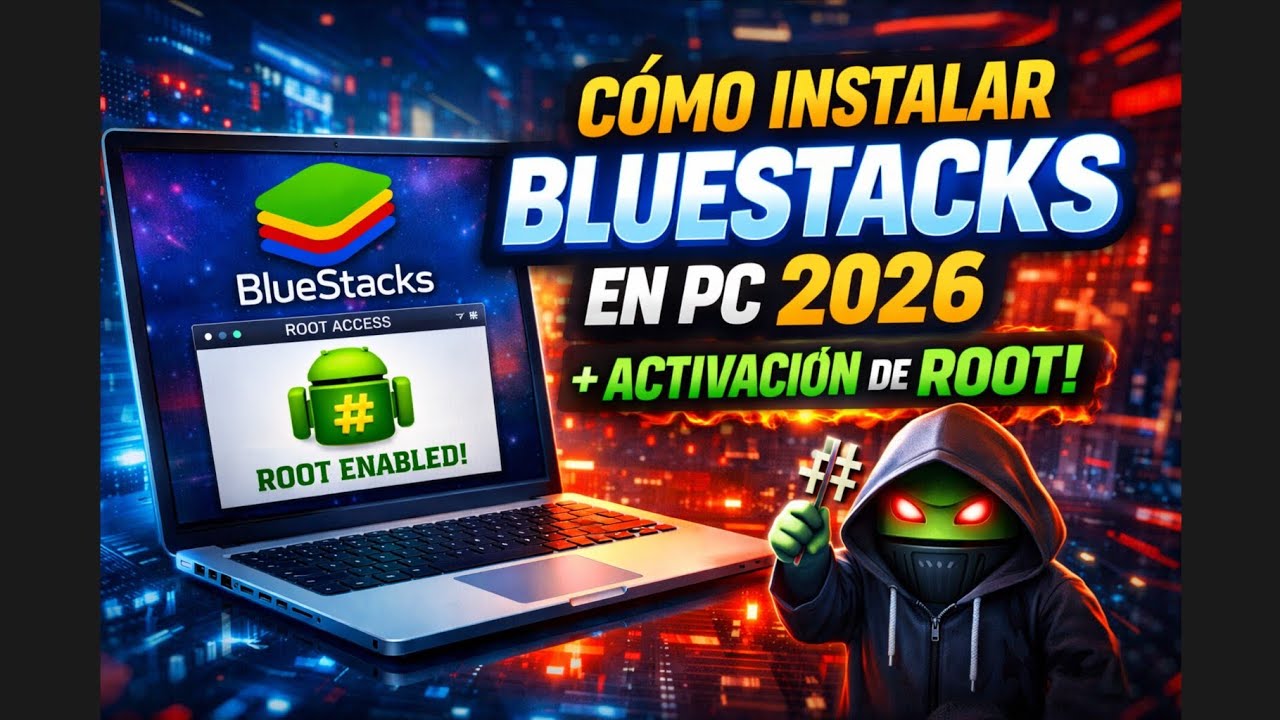 Cómo Instalar BlueStacks en PC 2026 | Con Root Fácil y Funcional