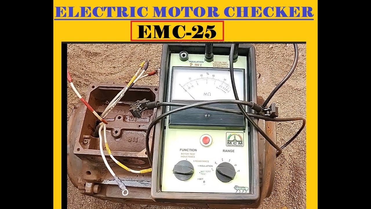 EMC-25 : ELECTRIC MOTOR CHECKER - COMPLETE VIDEO : HINDI ME