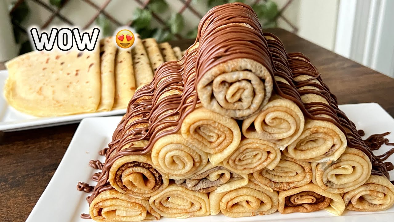 La recette de crêpes la plus gourmande que j’ai faite 🍫