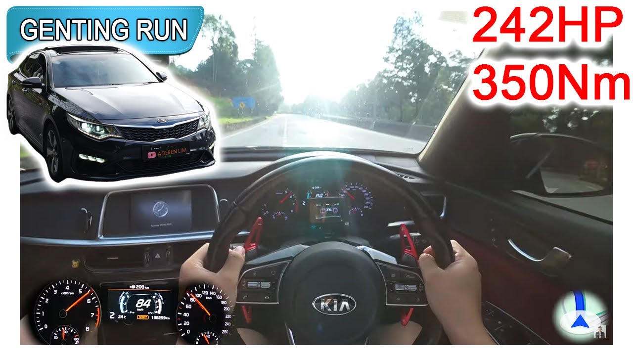 Kia Optima GT 242hp & 350Nm | Malaysia #POV [Genting Run 冲上云霄] [CC Subtitle]