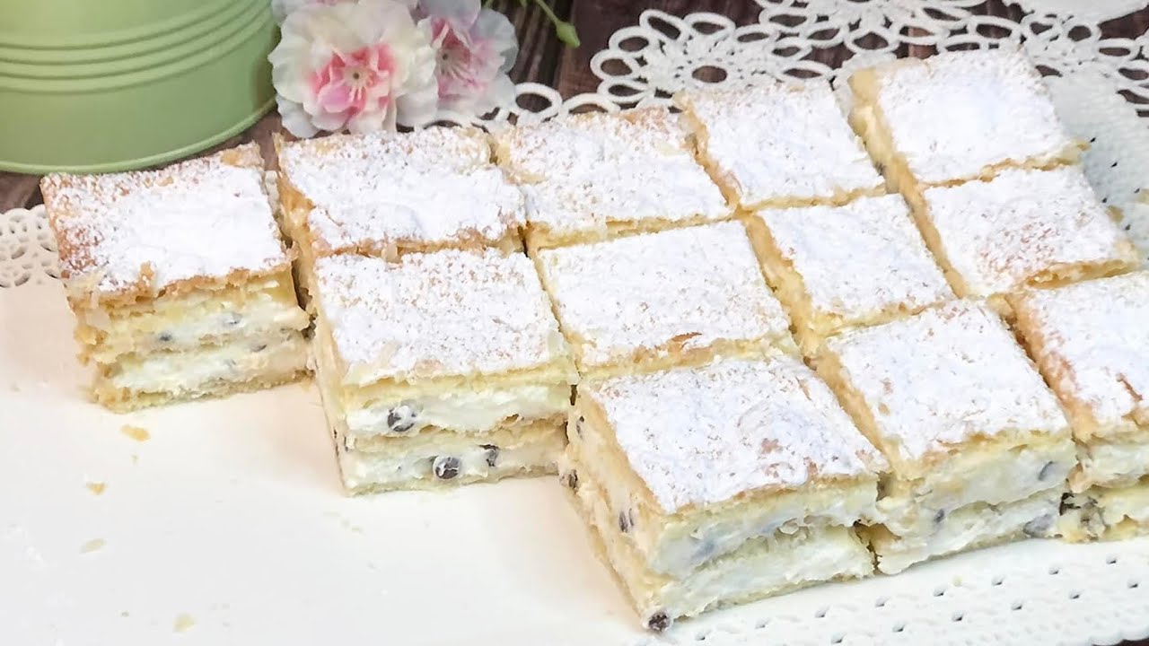 La torta XXL che far&agrave; impazzire tutti! Millefoglie con Crema di Mascarpone e Gocce di Cioccolato