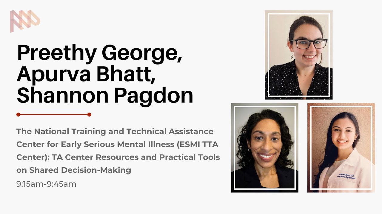 George, Bhatt, Pagdon: ESMI TTA Center - Resources & Tools on Shared Decision Making - 2024 FEP