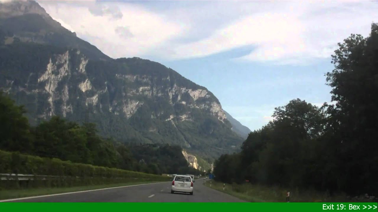 A9 Vevey - Sierre, Switzerland