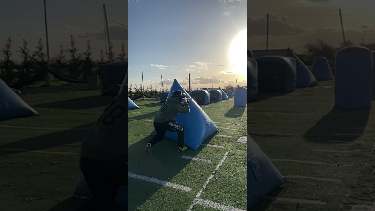 Slide and shoot. #paintball #playpaintball #growthesport #paintballstrong