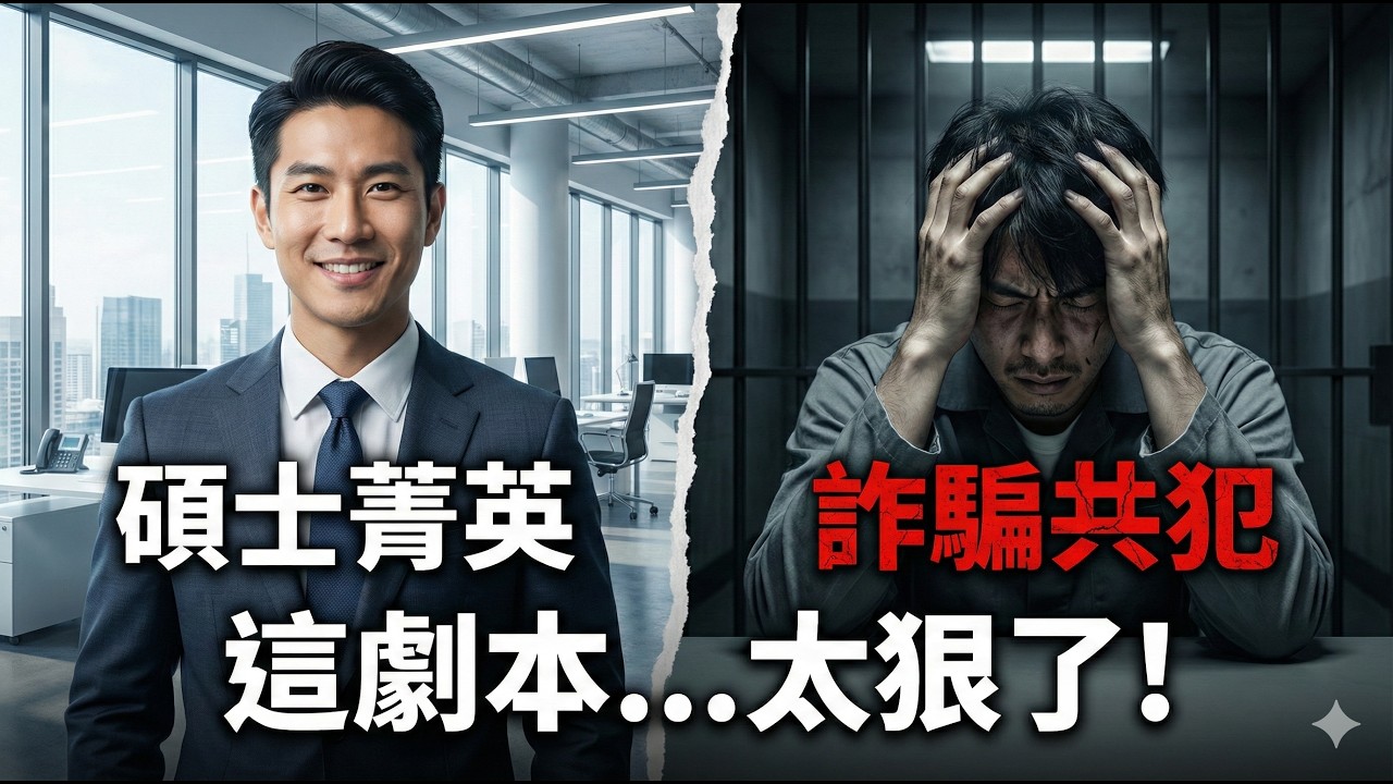 碩士菁英淪為詐騙共犯！揭秘最新「複合式詐騙」劇本：從素食群組到 AI 深偽，一步步榨乾你的人生！
